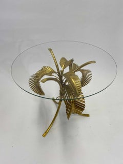Vintage Palm Coffee Table Made in Italy