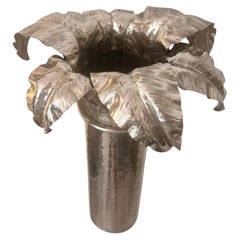 Vintage Palm Frond Botanical Vessel by Tommaso Barbi