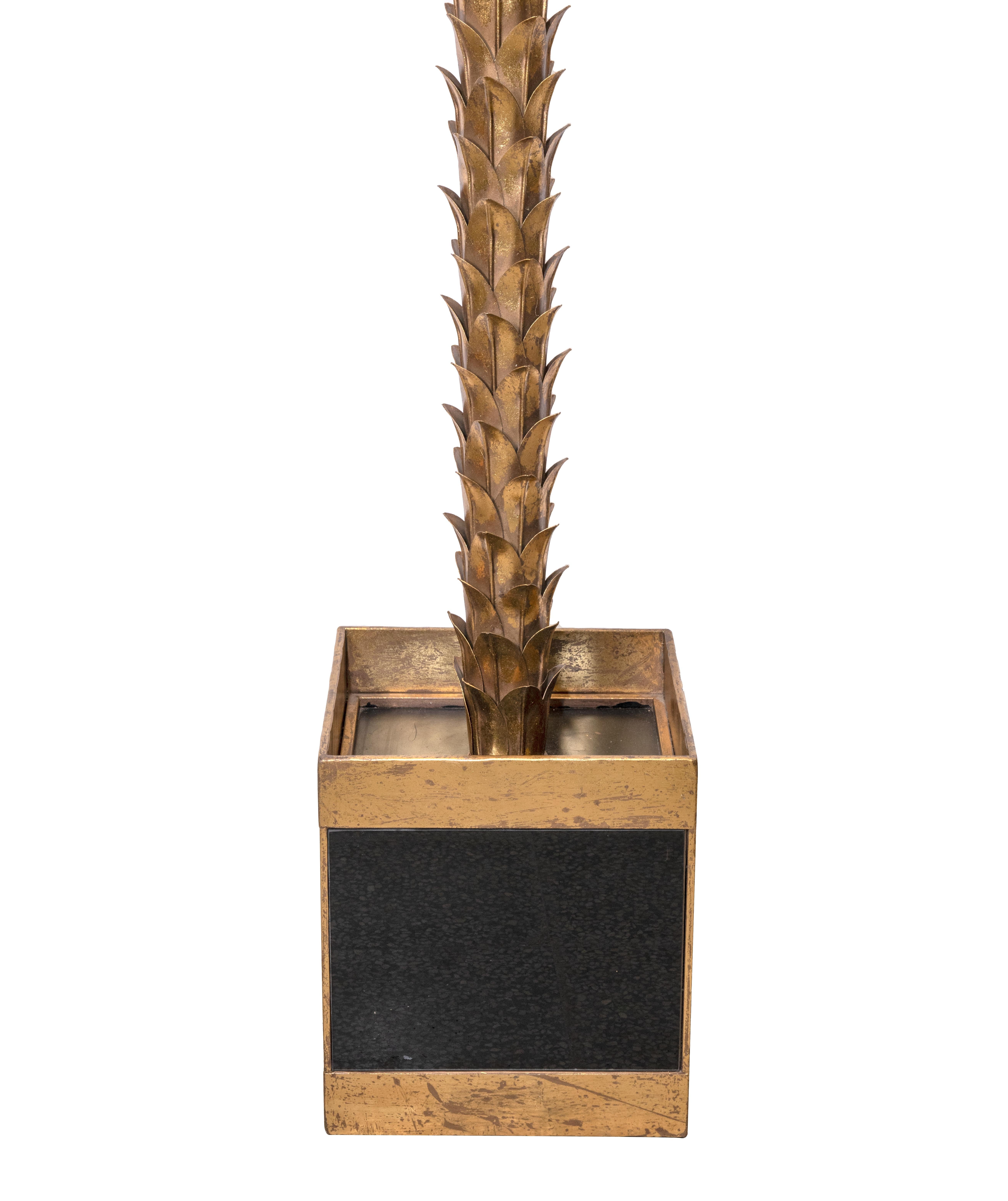 Vintage Palm Tree Floor Lamp Designed by Santano Design, France, 2010s In Good Condition In Roma, IT