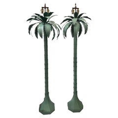 Vintage Palm Tree Stehlampen