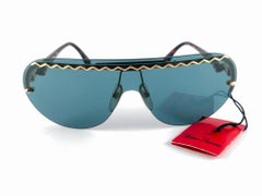 Vintage Paloma Picasso 3716 41 Gold Schild Avant Garde Made in Germany 1980'S