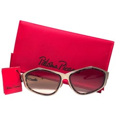 Gafas de sol vintage Paloma Picasso Avant Garde doradas Made in Germany Años 80