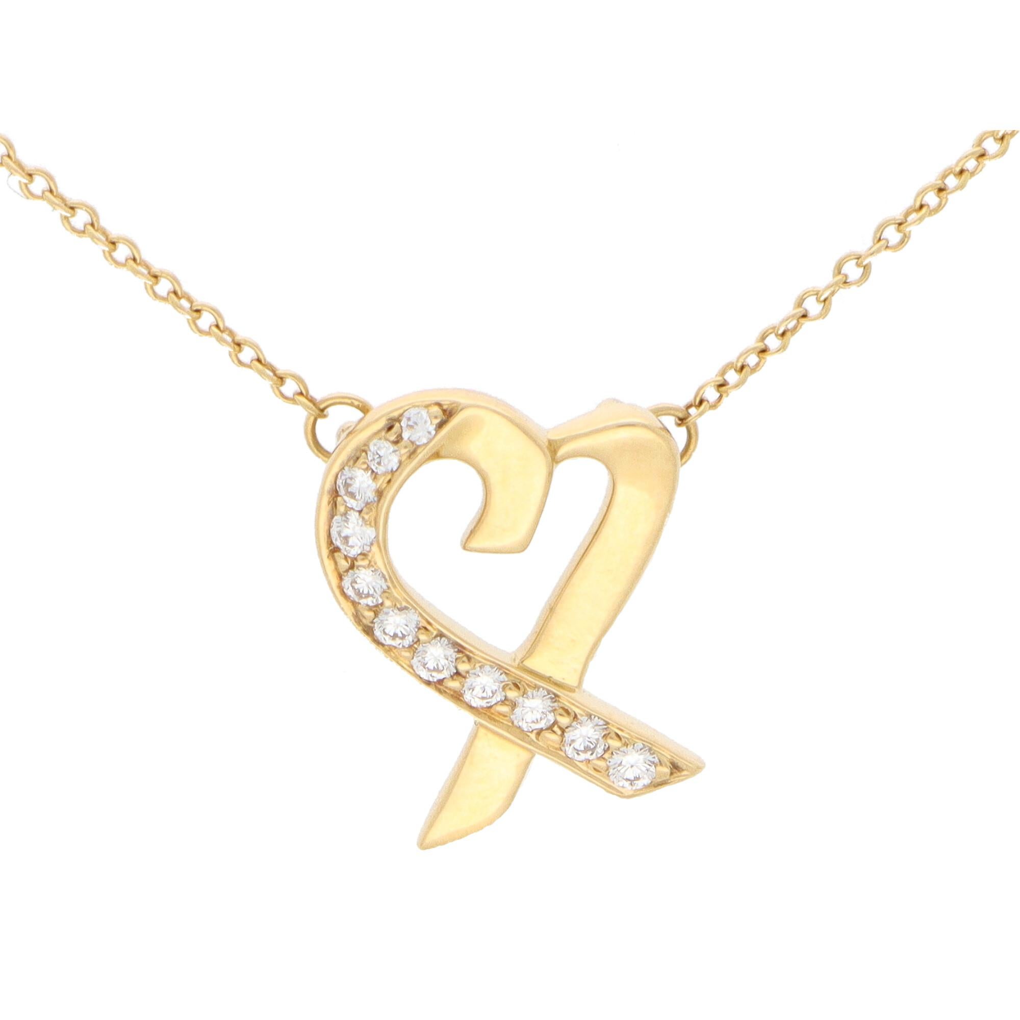 tiffany loving heart pendant