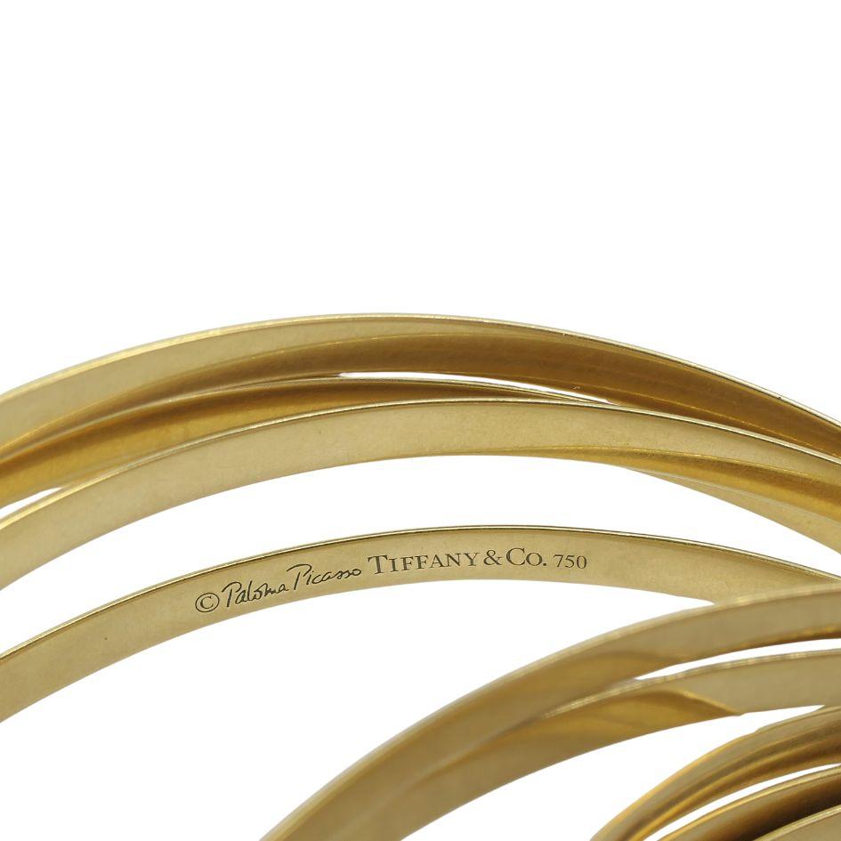 Paloma Picasso for Tiffany & Co. d'epoca. Bracciale Melody 9 Bangle in vendita 5