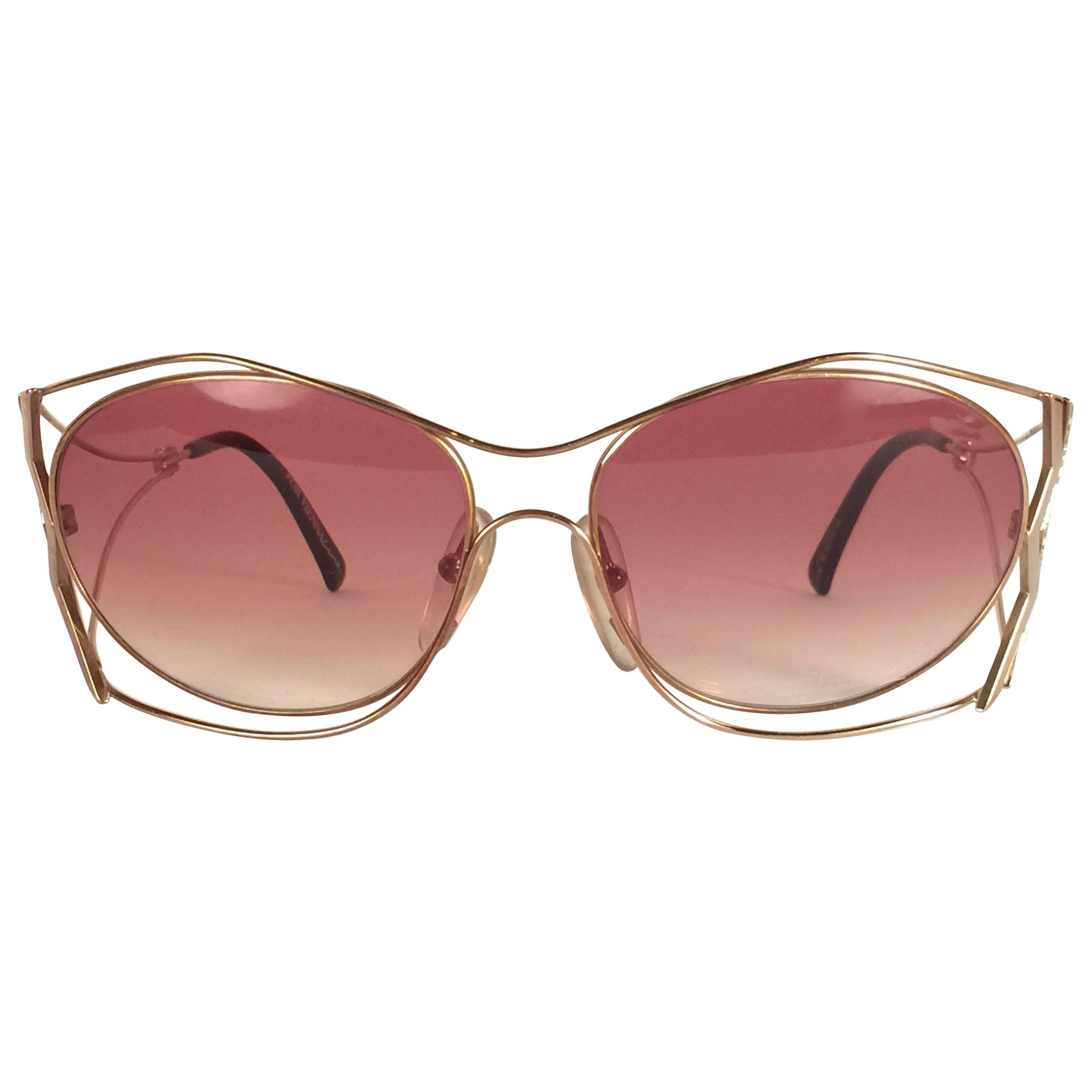 Gafas de sol vintage Paloma Picasso para Viennaline Fabricadas en Alemania Años 80