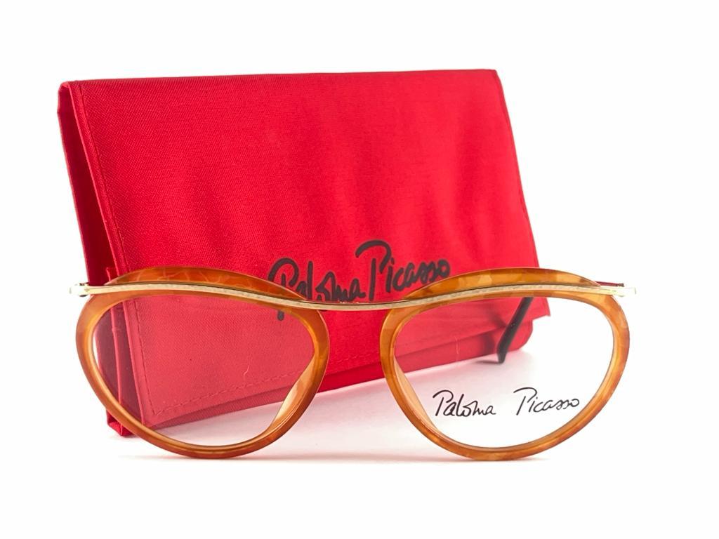 Vintage Paloma Picasso Reading 3724 Avant Garde 1980'S Made Germany Sunglasses For Sale 7