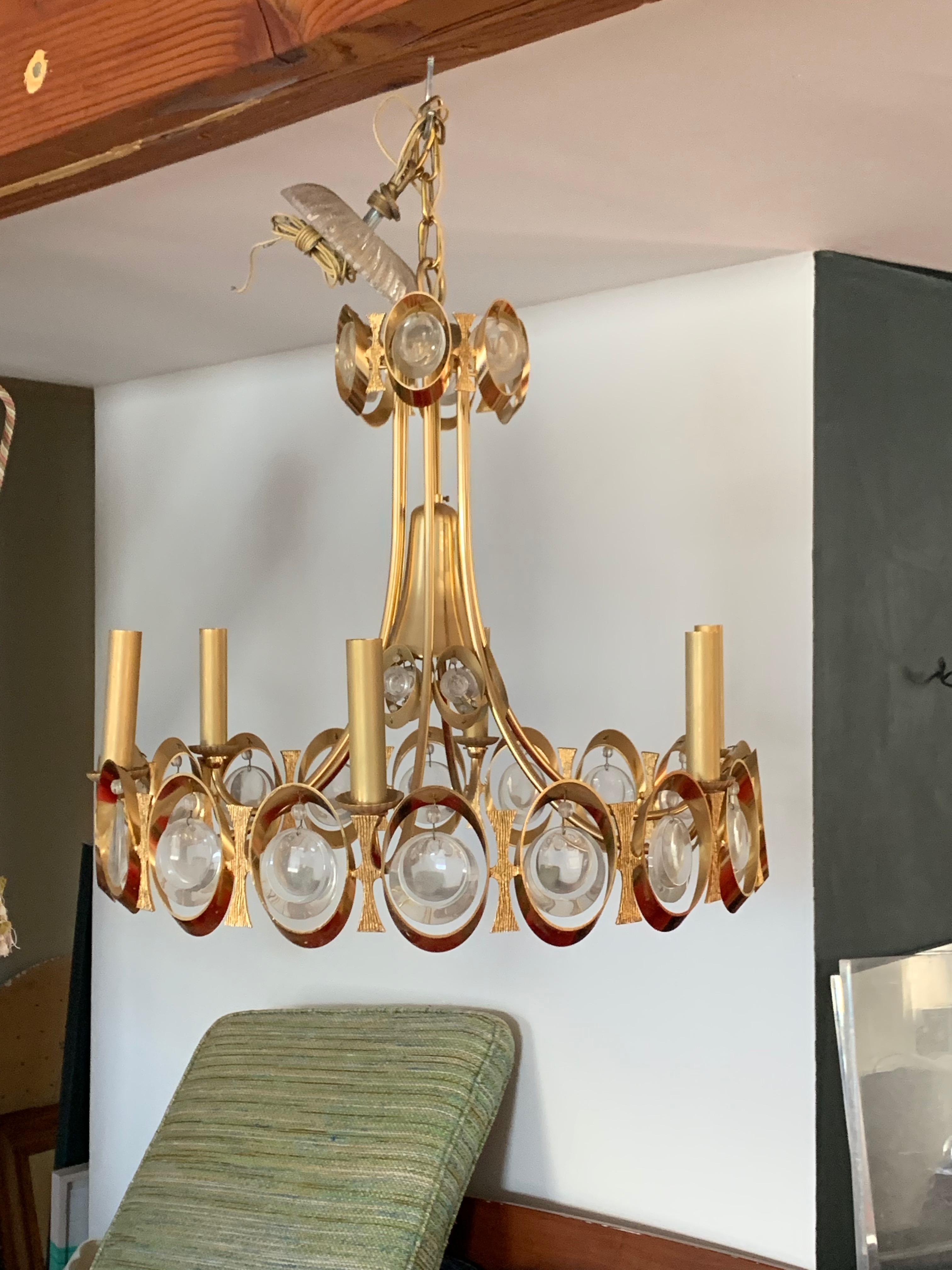 modern glam chandelier