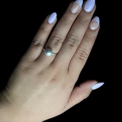 Anello vintage Pandora in argento sterling con perla, 2,1 grammi