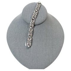 Vintage Panetta Art Deco Diamante Bracelet, circa 1960s