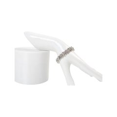 Pulsera vintage Panetta Art Decó Diamante Más claro y más oscuro Circa años 60