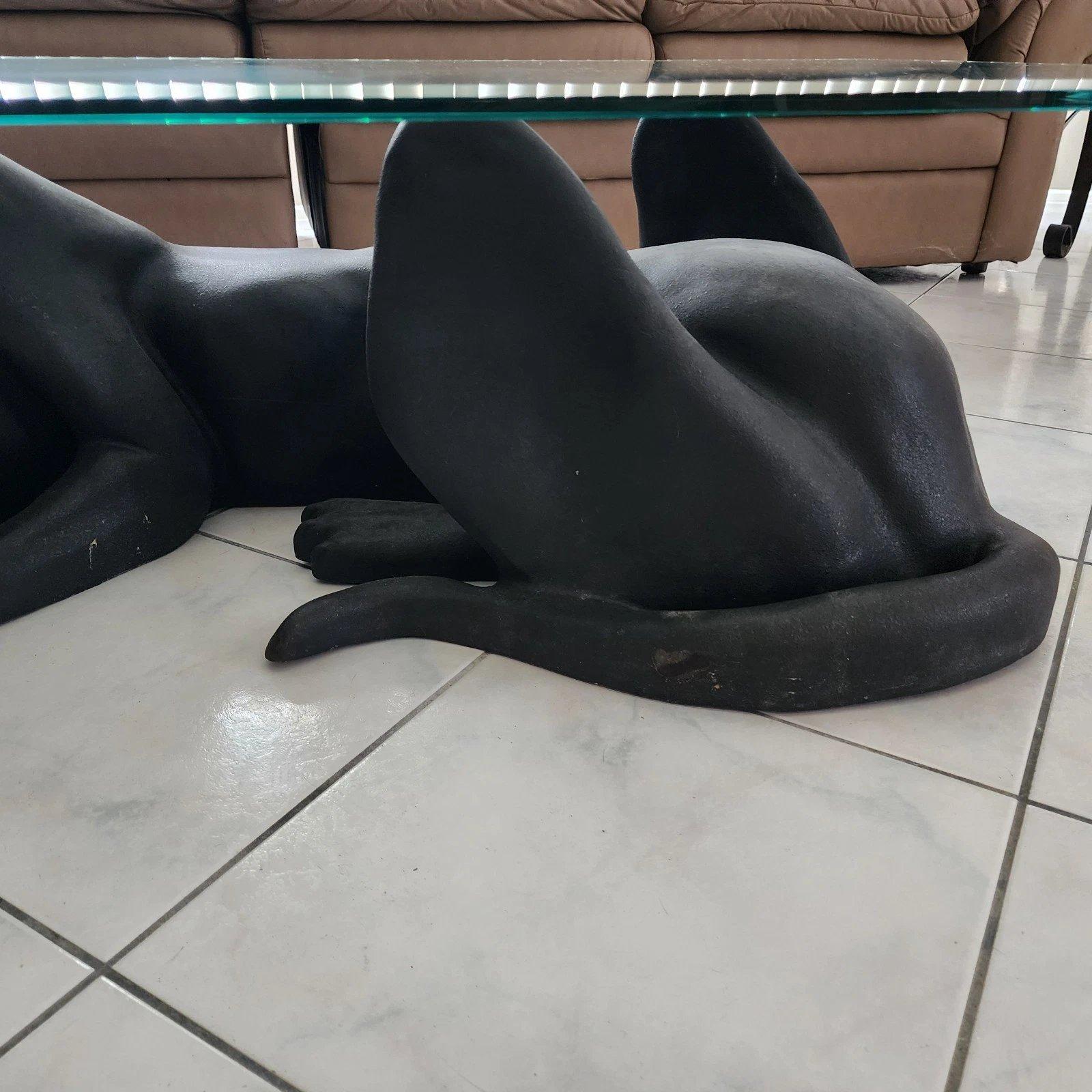 Tavolino da caffè Panther vintage in vendita 2