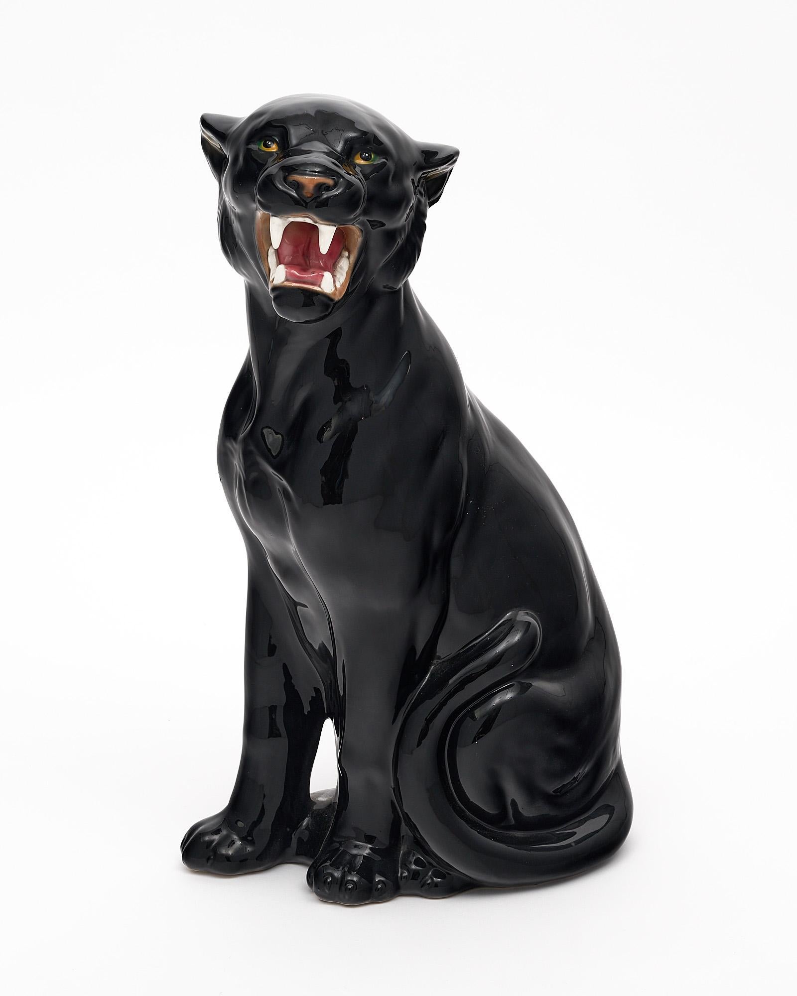 French Vintage Panther Sculpture