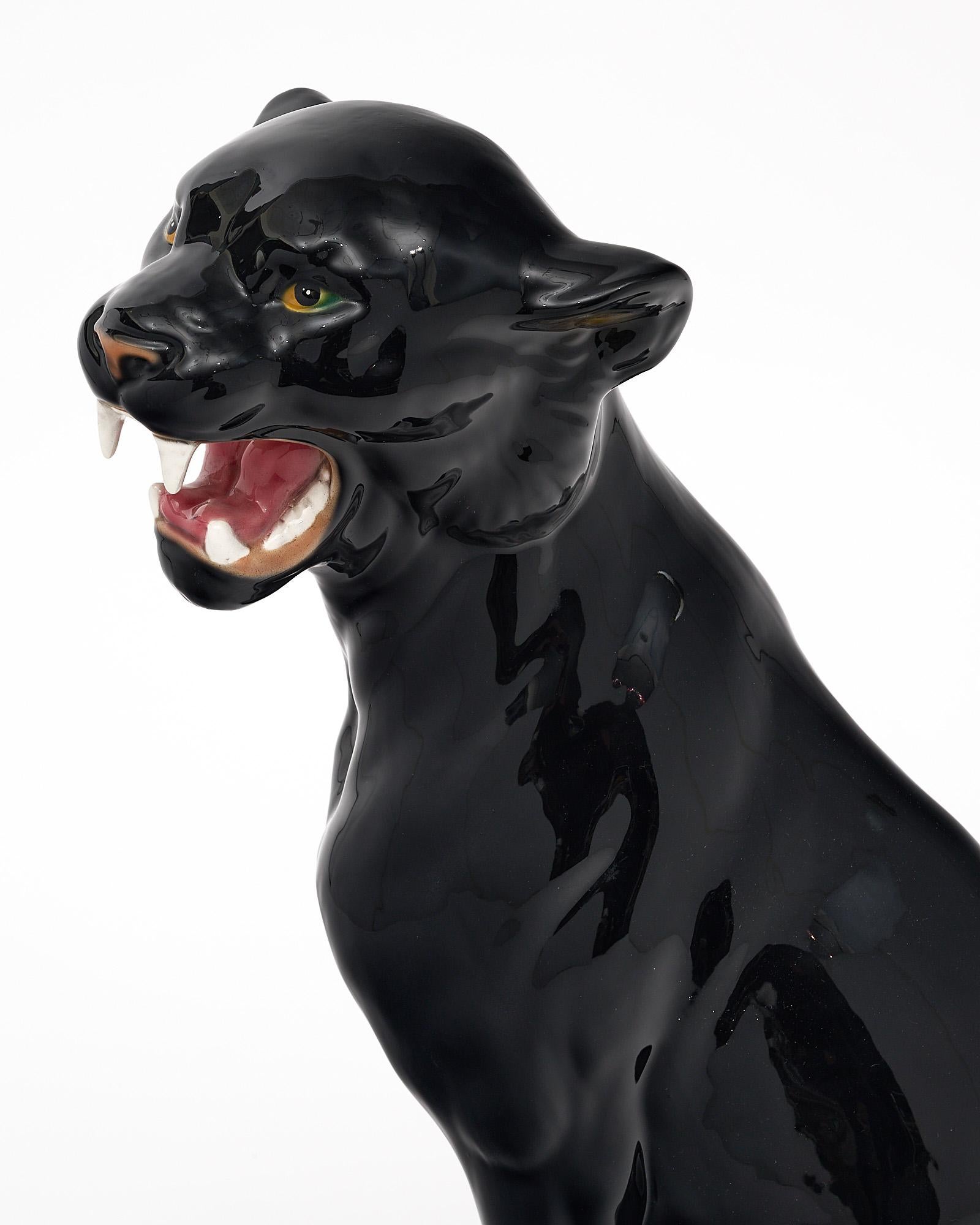 Late 20th Century Vintage Panther Sculpture