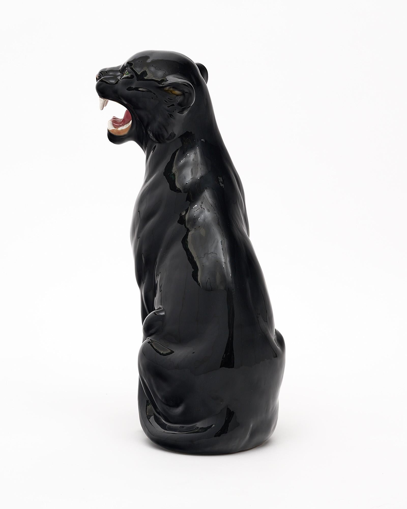 Vintage Panther Sculpture For Sale 1