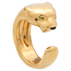 Ring aus Gelbgold von Panthre de Cartier mit Tsavorit in Gelbgold