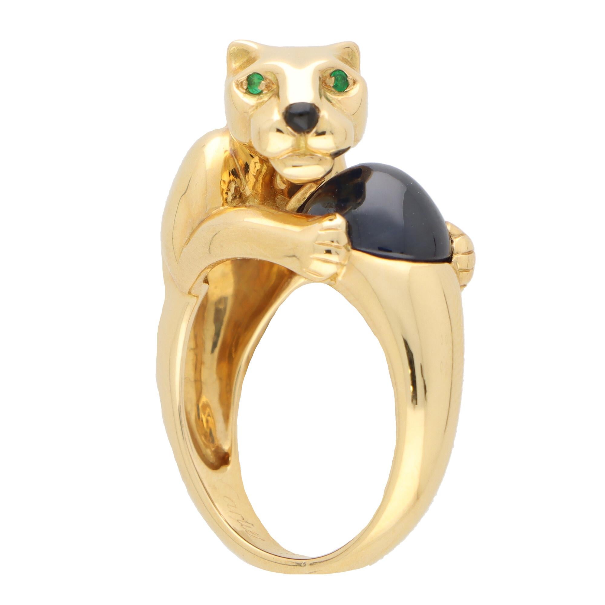 cartier lion ring