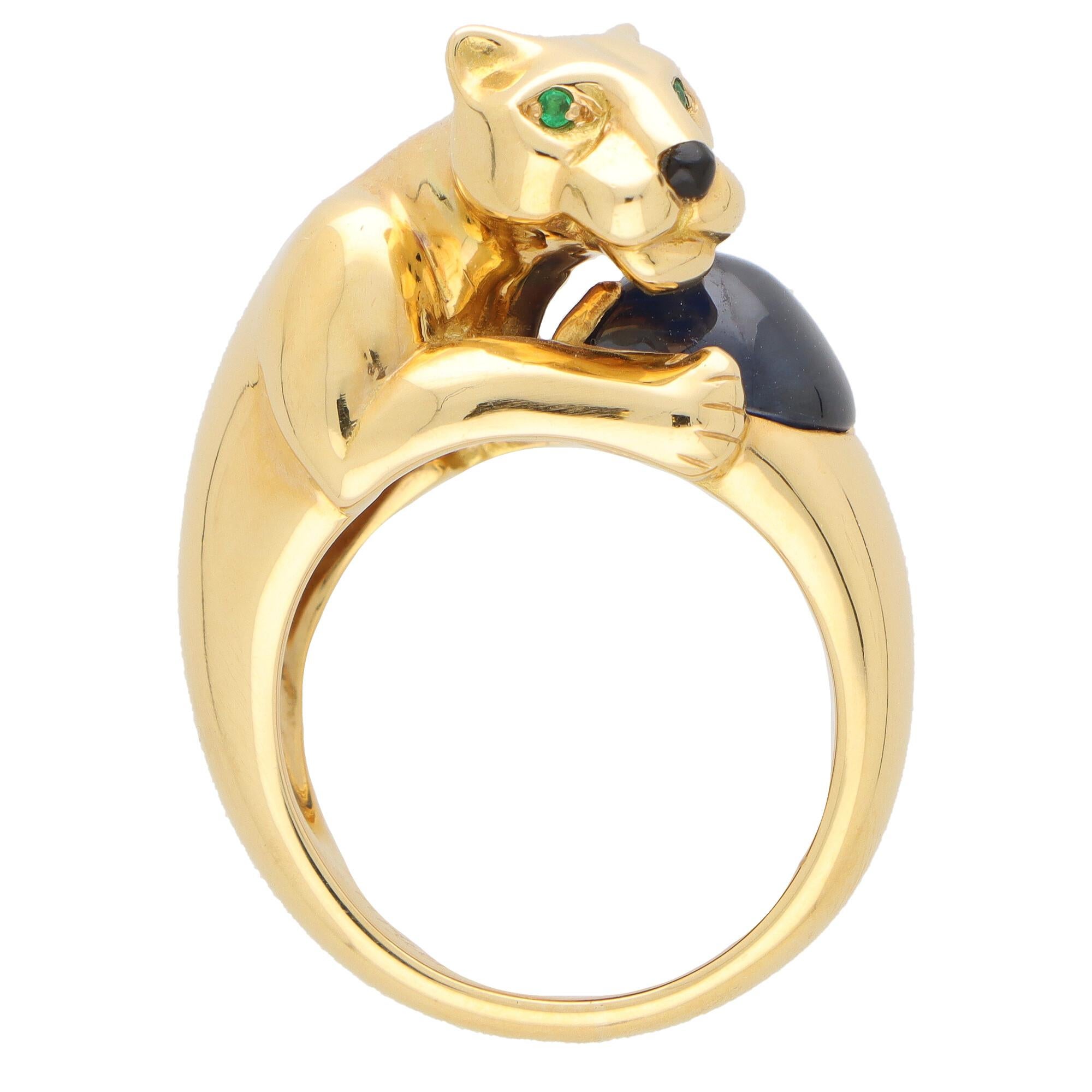 cartier panther ring vintage