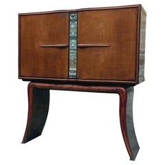 Vintage Paolo Buffa Design Bar Cabinet 1940s