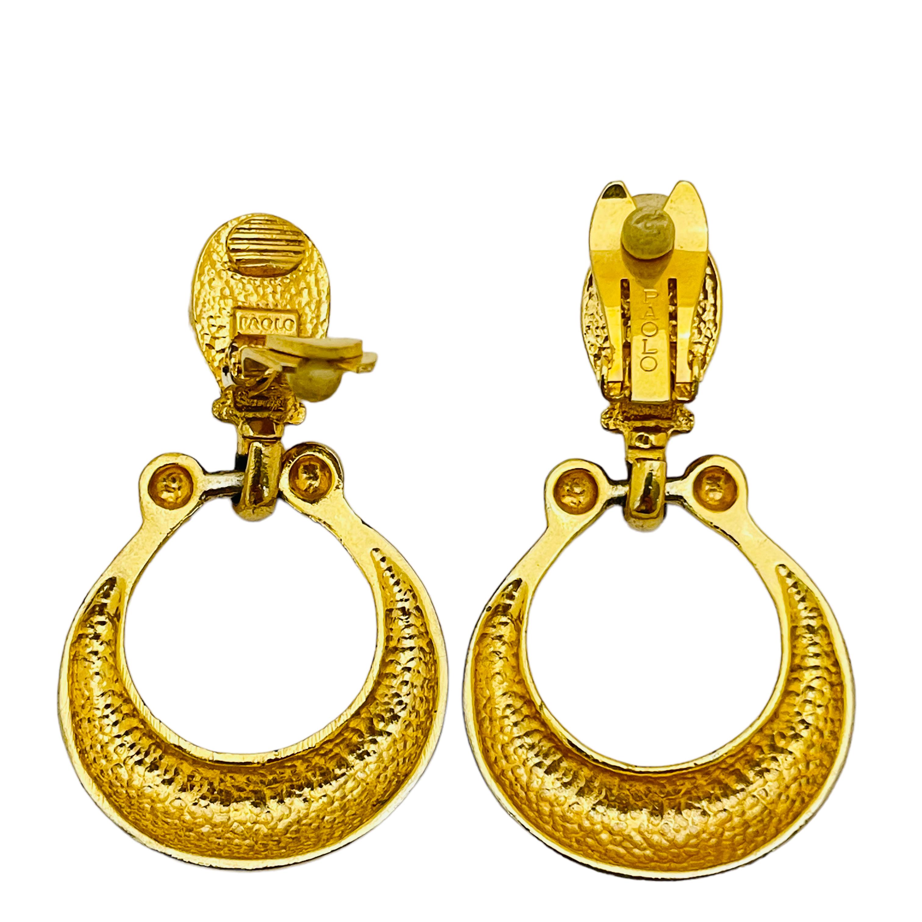 paolo gucci earrings