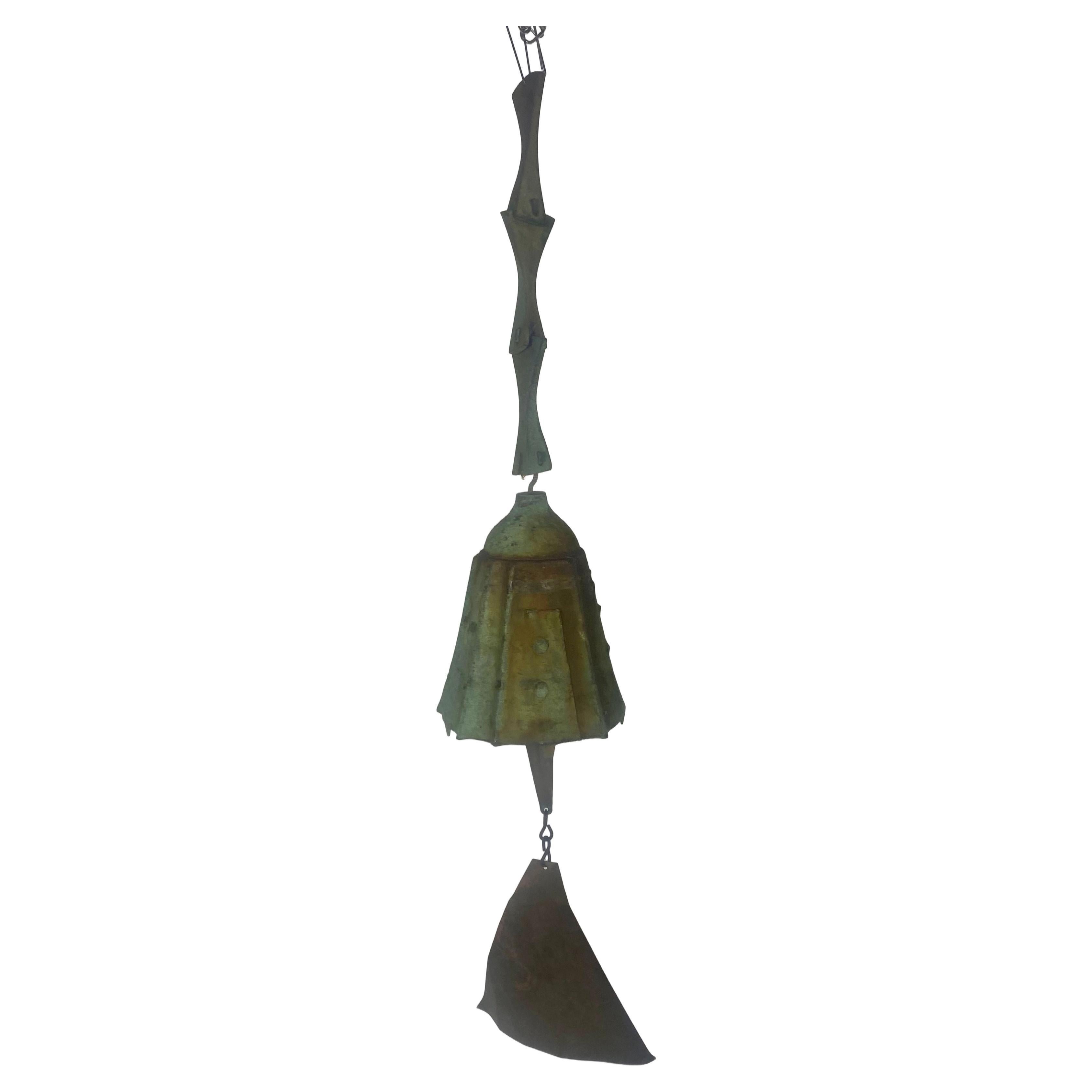 Vintage Paolo Soleri Arconsanti Multi-Color Bronze Bell / Wind Chime