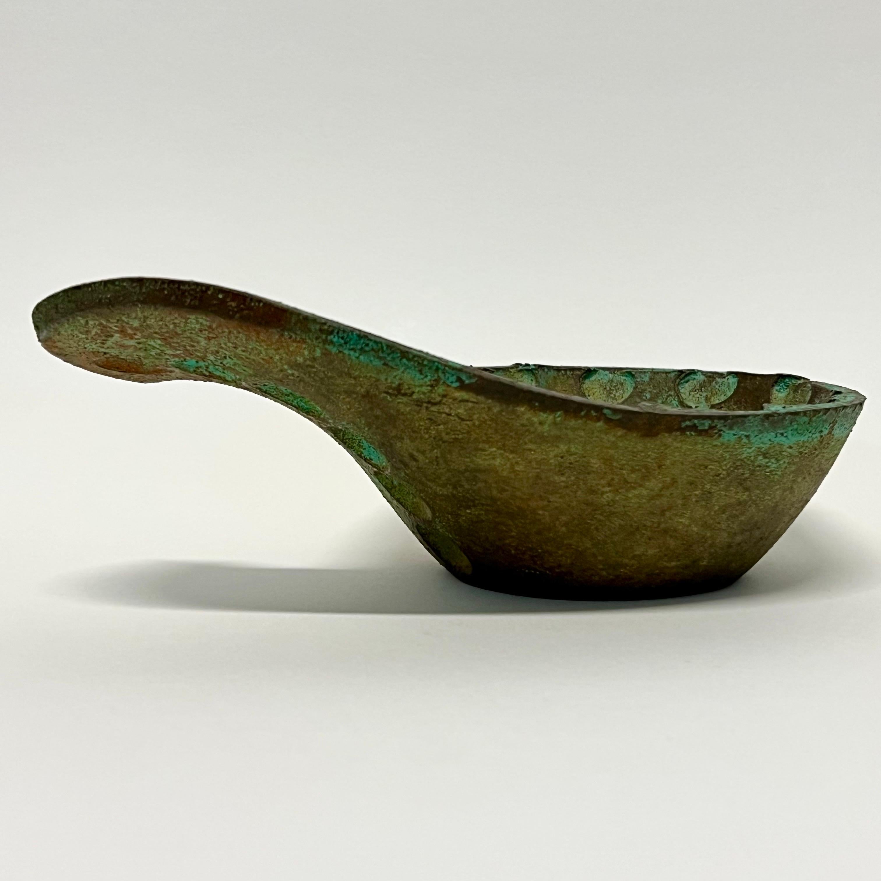 Modern Vintage Paolo Soleri Bronze Abstract Bowl c1960s