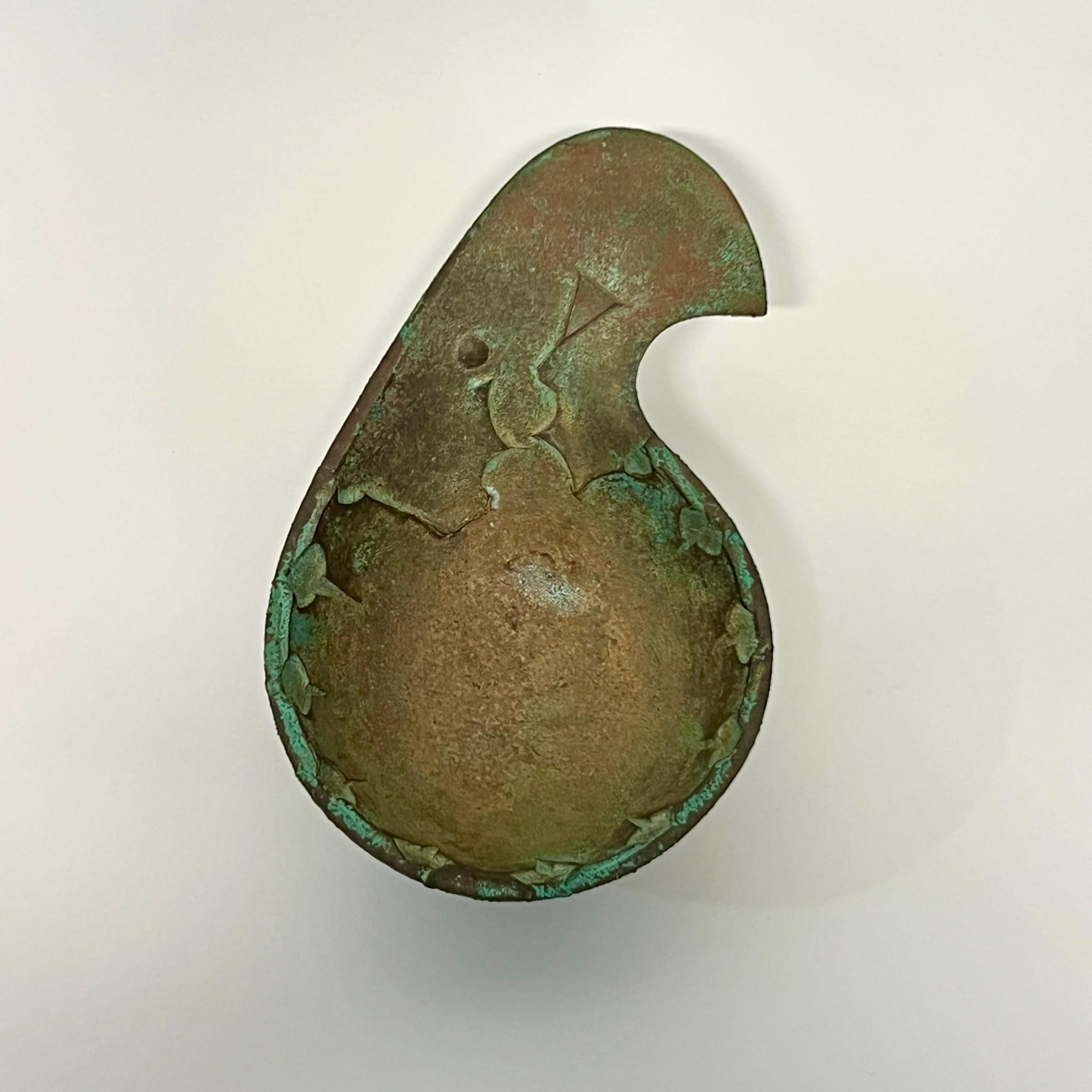 Vintage Paolo Soleri Bronze Abstract Bowl c1960s 1