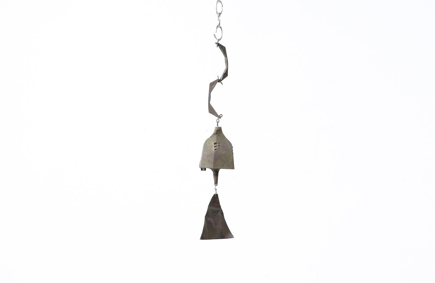 Vintage Paolo Soleri Bronze Sculpture Wind Chime Bell for Arcosanti 