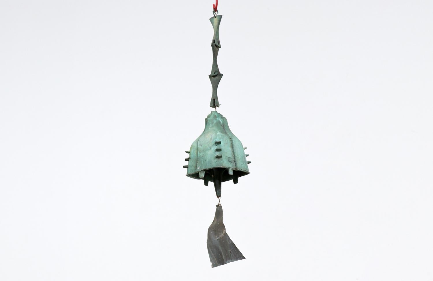 Vintage Paolo Soleri bronze wind Chime bell for Arcosanti.