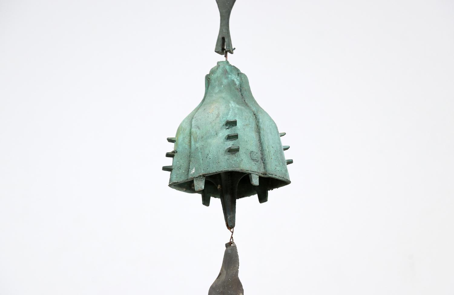 American Vintage Paolo Soleri Bronze Wind Chime Bell for Arcosanti