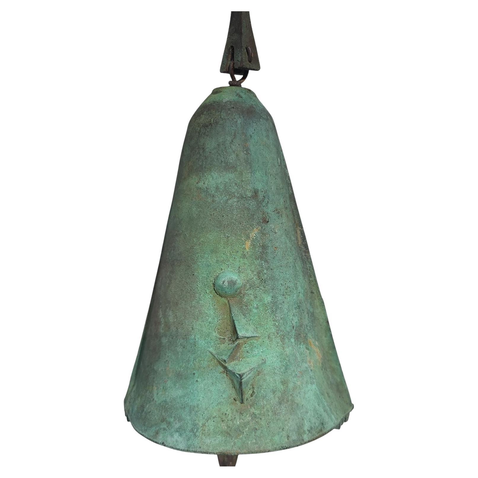Vintage Paolo Soleri Set di cinque campane a vento C.C. 1960 In condizioni buone in vendita a Bernville, PA