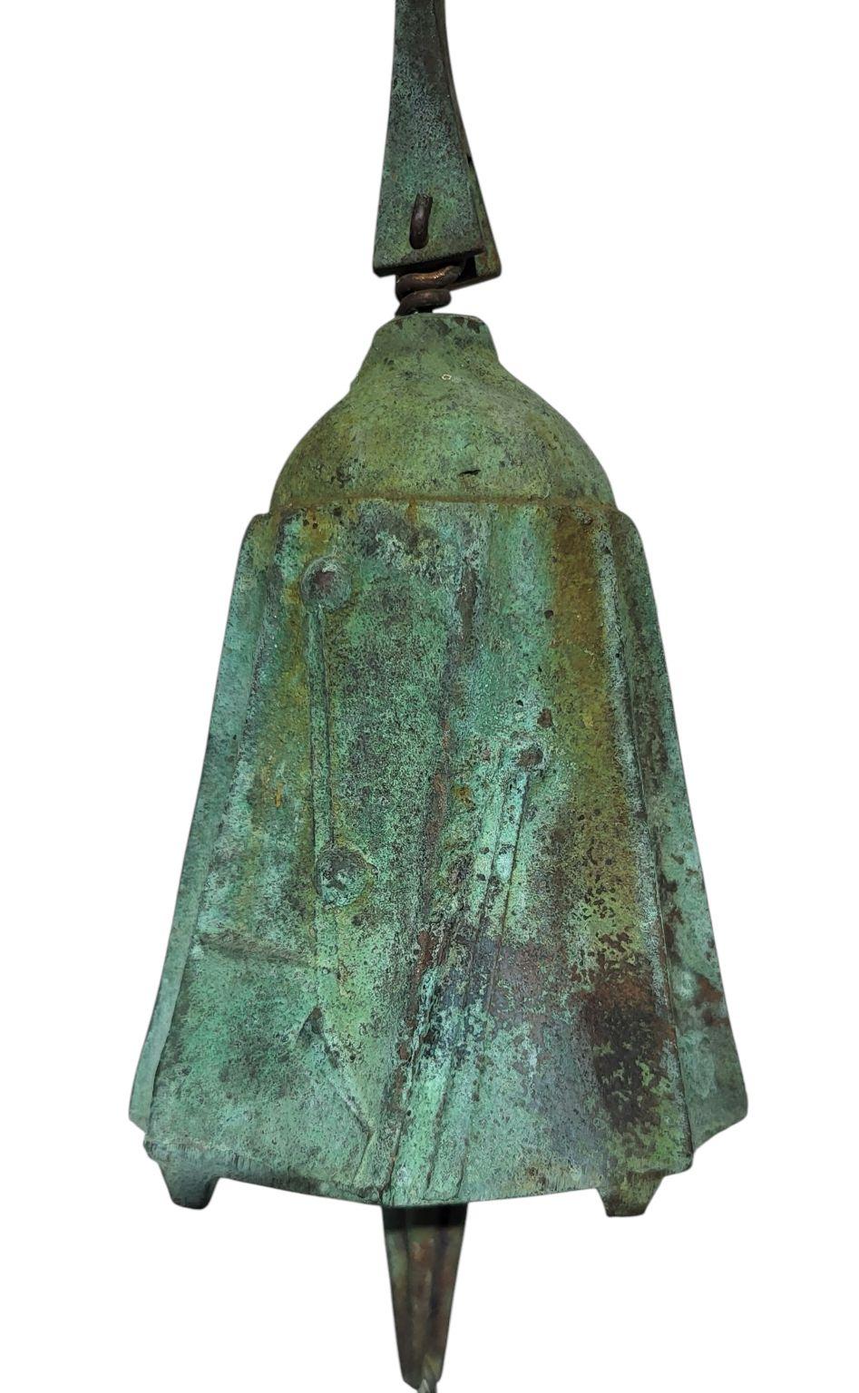Bronzo Vintage Paolo Soleri Set di cinque campane a vento C.C. 1960 in vendita