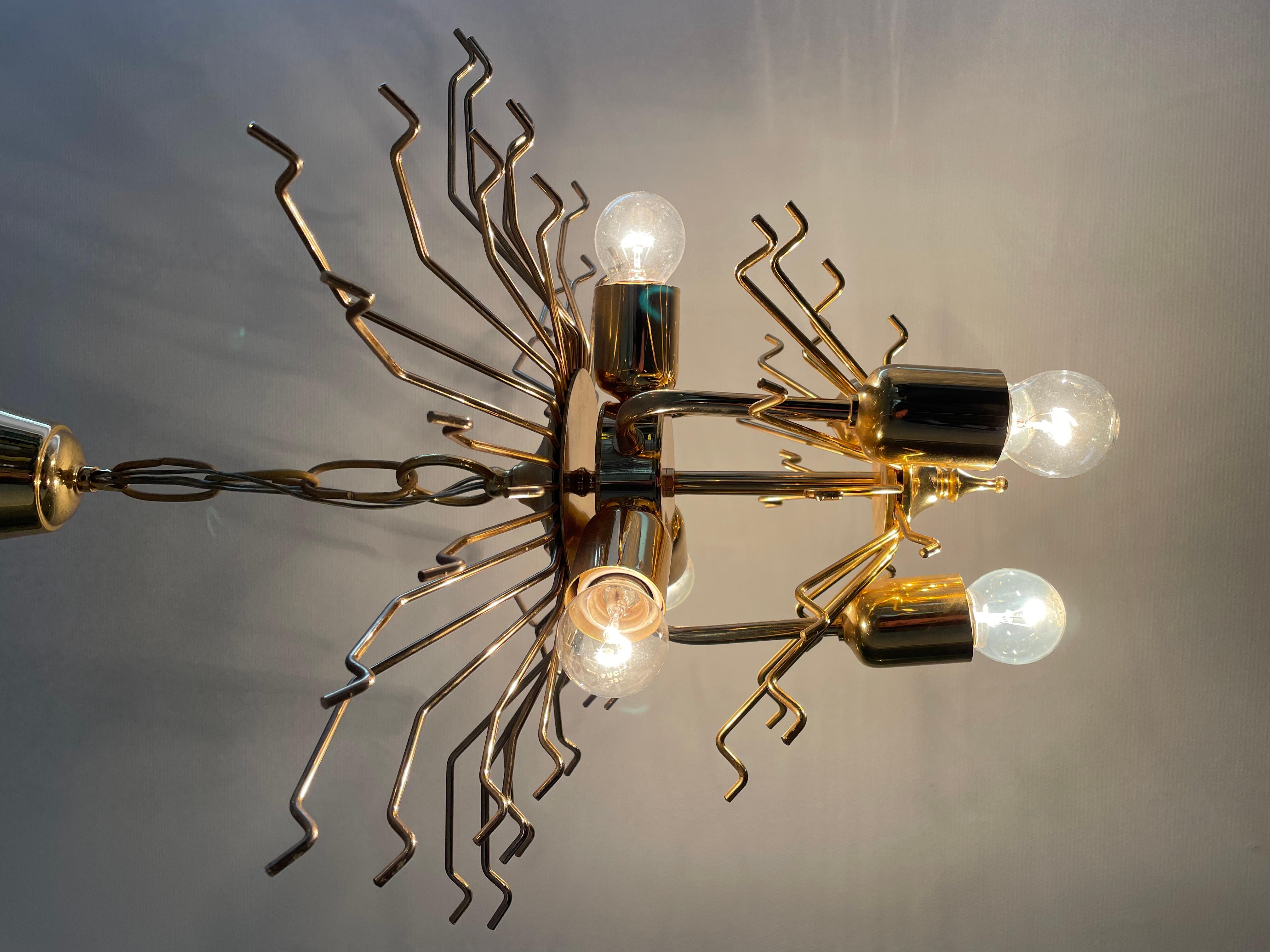 Vintage Paolo Venini Chandelier, 1970s In Good Condition For Sale In HEVERLEE, BE