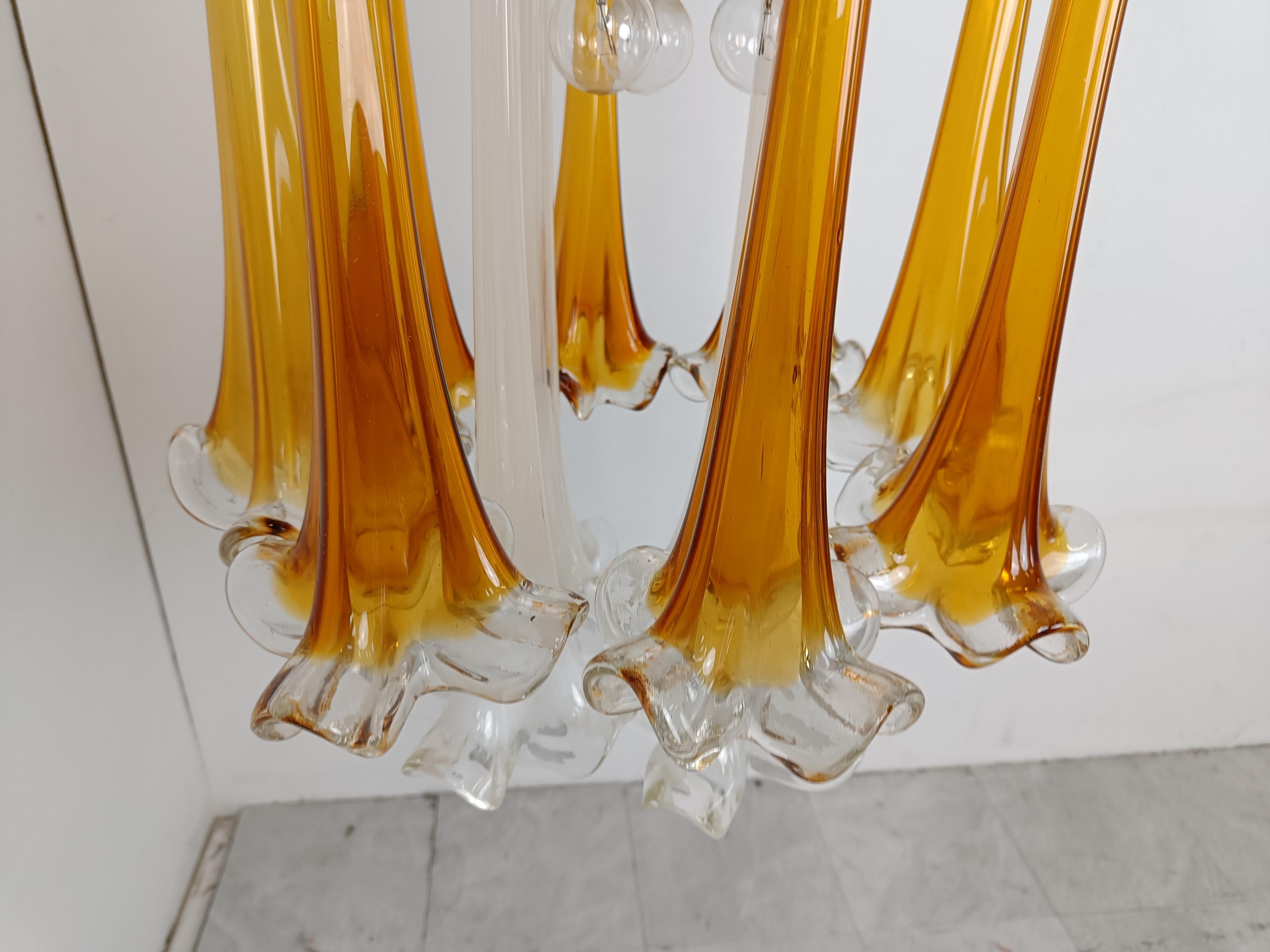 Late 20th Century Vintage Paolo Venini chandelier, 1970s For Sale