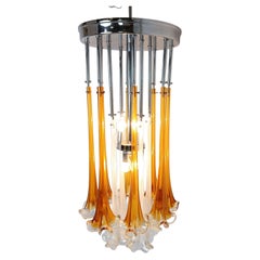 Vintage Paolo Venini chandelier, 1970s