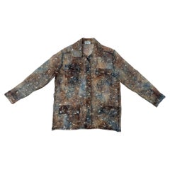 Vintage PAP Milano Sheer Floral Belted Shirt - We pay for import duty!