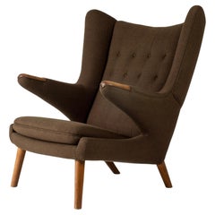 Loungesessel „Papa Bear“ im Vintage-Stil von Hans J. Wegner, Dänemark, 1950er Jahre