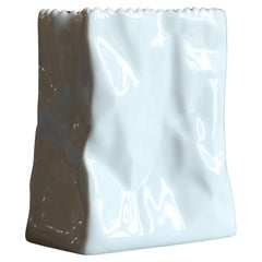 Vintage "Paper Bag" Vase by Tapio Wirkkala for Rosenthal - 1970's