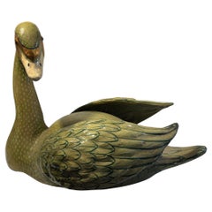 Papier mâché vintage Greene & Greene Swan