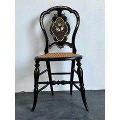 Vintage Paper Mache Inlay Chair