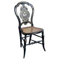 Vintage Paper Mache Inlay Chair