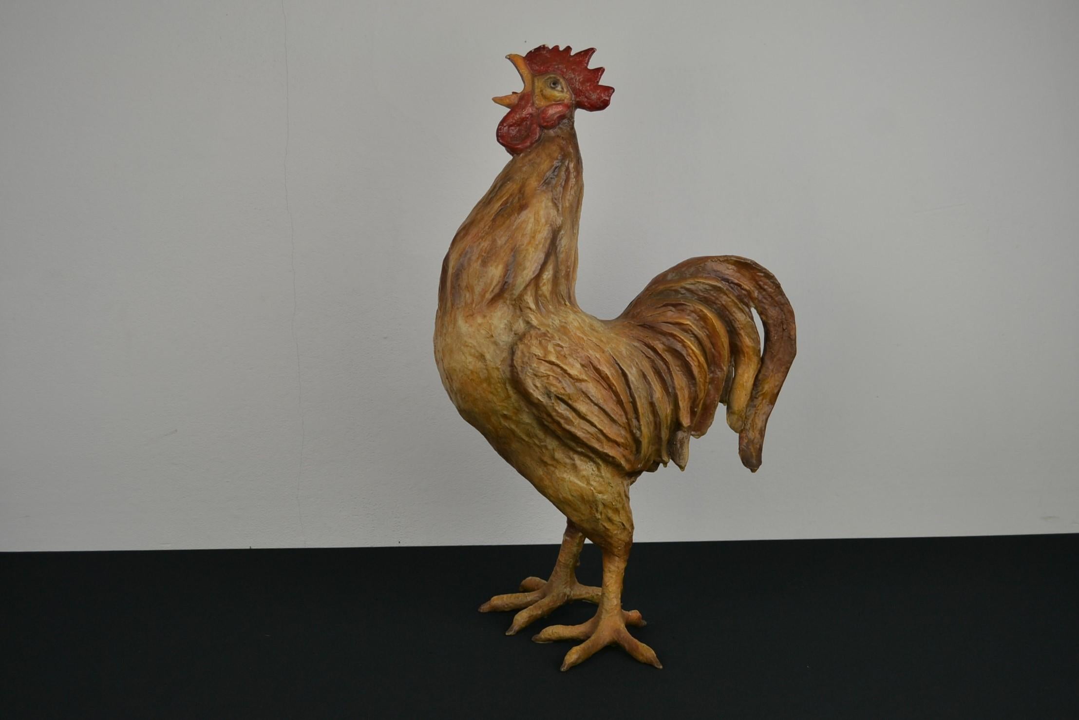 Vintage Paper Mache Rooster 13