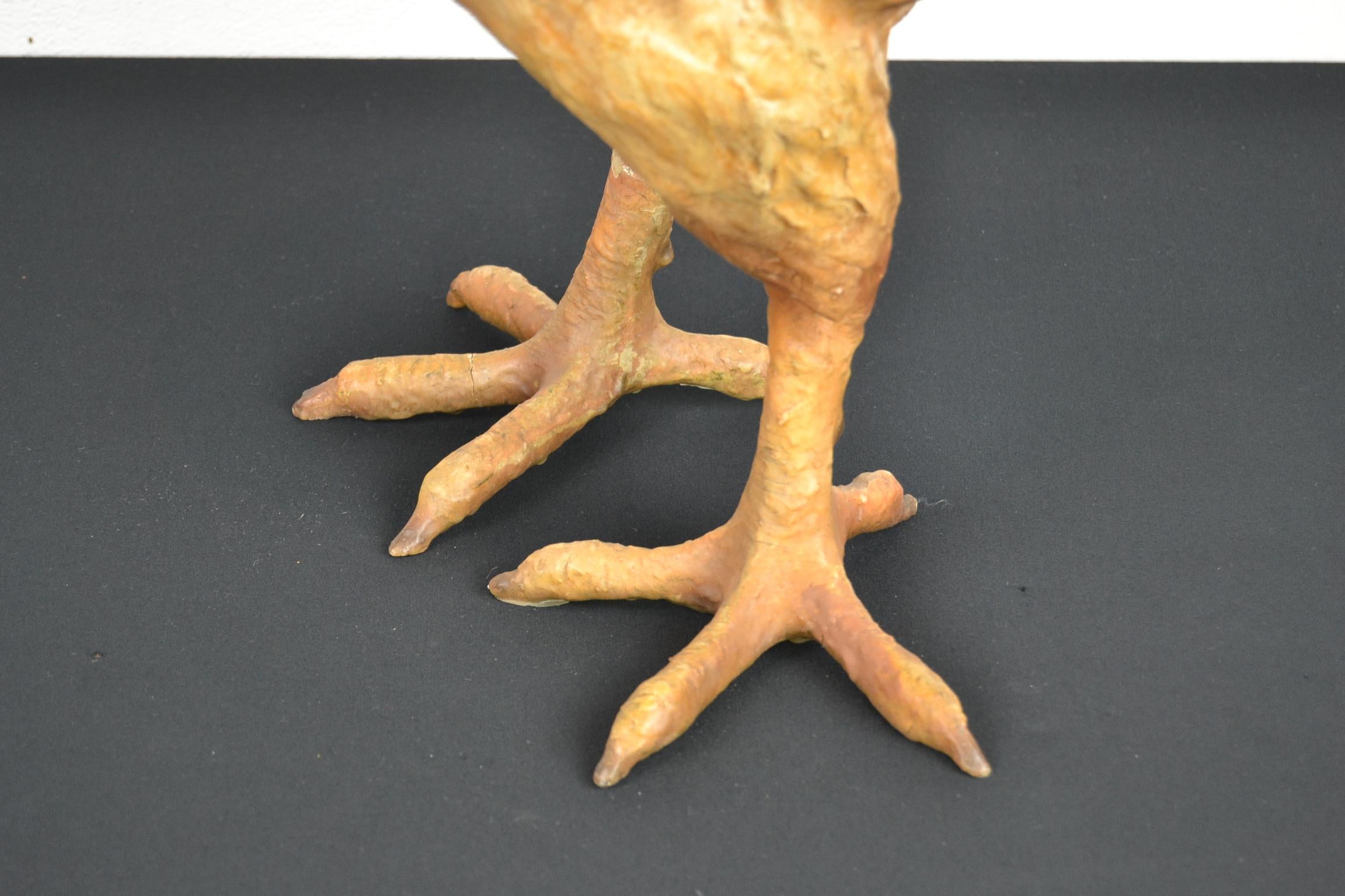 European Vintage Paper Mache Rooster