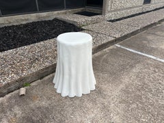 Sculptural Papier-Mâché Draped Table