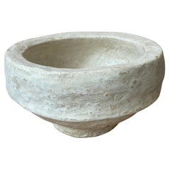 Retro paper mached bowl