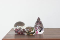 Vintage Paperweight Ball, Italy, 1970, Set of 3