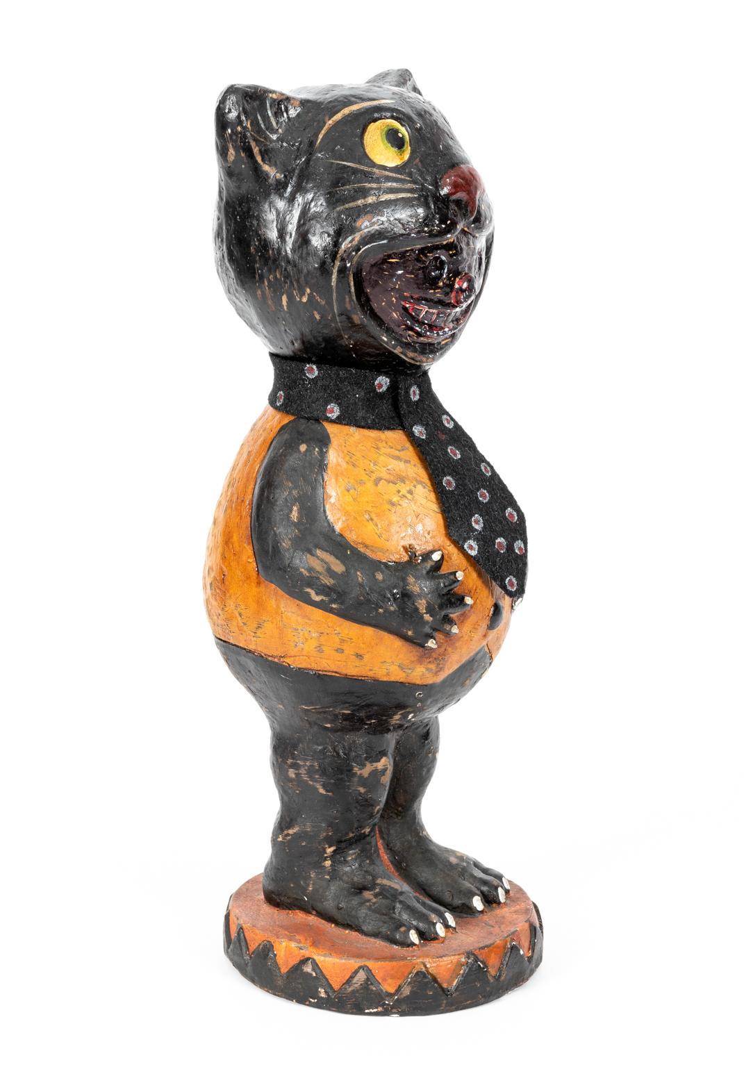 Vintage Papier Mache Cat at 1stDibs paper mache cat sculpture, paper