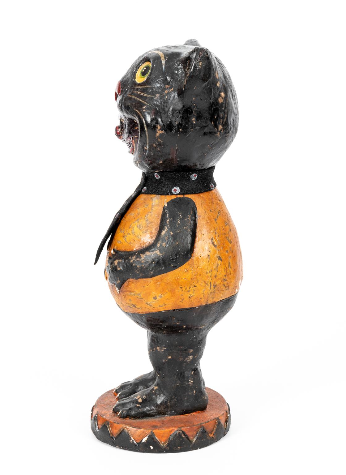 Vintage Papier Mache Cat at 1stDibs paper mache cat sculpture, paper