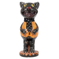 Vintage Papier Mache Cat