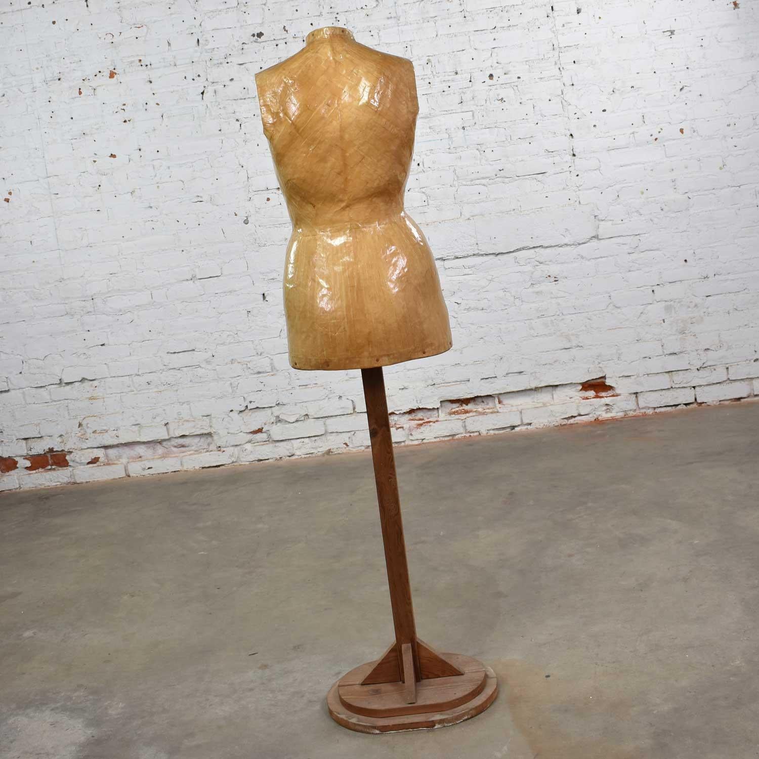 paper mache dress form mannequin