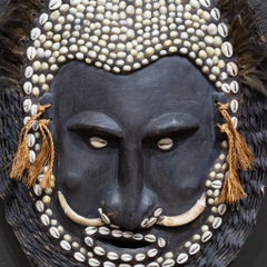 Vintage Papua New Guinea Funeral Mask c.1950-1960